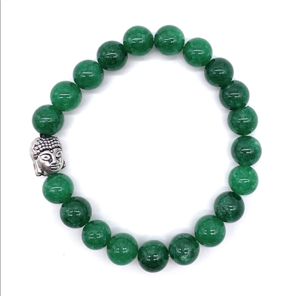 Green Malachite Stone bracelet (Anti-Anxiety)